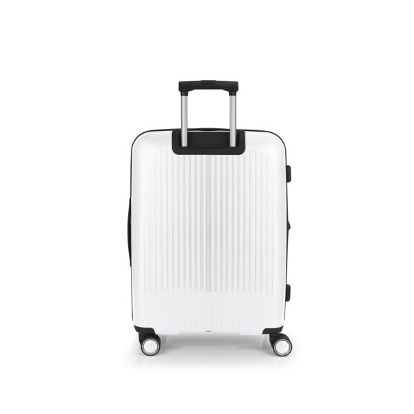 GABOL Kofer - proširivi 45x65x27/30cm 70/77.8L Brooklyn, bela - 16KG123946A
