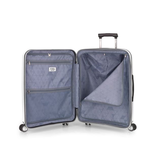 GABOL Kofer - proširivi 45x65x27/30cm 70/77.8L Brooklyn, bela - 16KG123946A