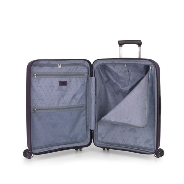 GABOL Kofer - proširivi 45x65x27/30cm 70/77.8L Brooklyn, metalik ljubičasta - 16KG123946L
