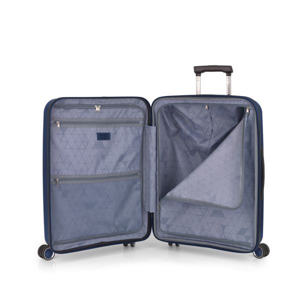 GABOL Kofer - proširivi 45x65x27/30cm 70/77.8L Brooklyn, metalik plava - 16KG123946E