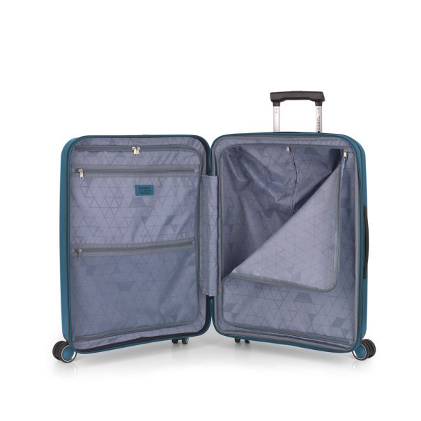 GABOL Kofer - proširivi 51x75x31/34cm 109/119.6L Brooklyn, tirkizna - 16KG123947W