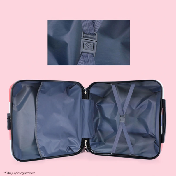 Kofer Supreme kabinski crno belo crveni EL 20