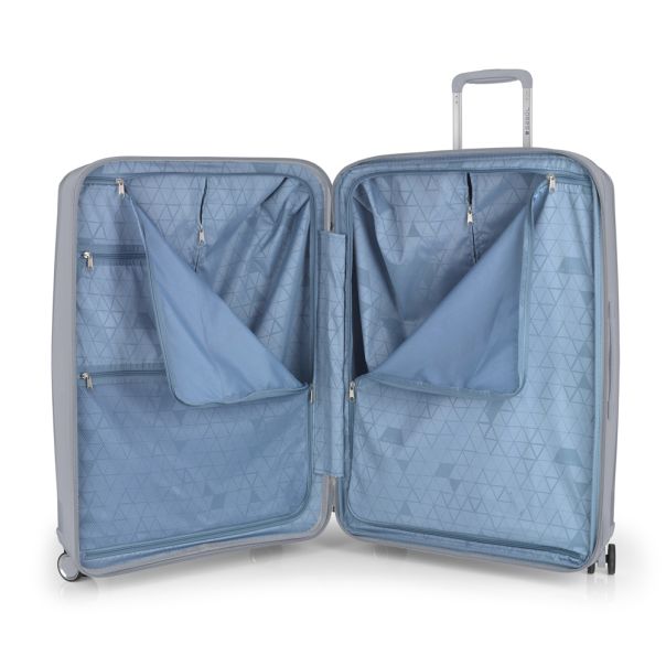 GABOL Kofer - proširivi 51x75x31/34cm 109.6/120.2L Queens, srebrna - 16KG125047S