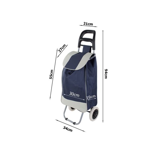 BOLZZ Kolica za kupovinu maxi dark blue - BOLKOLMAXDBL