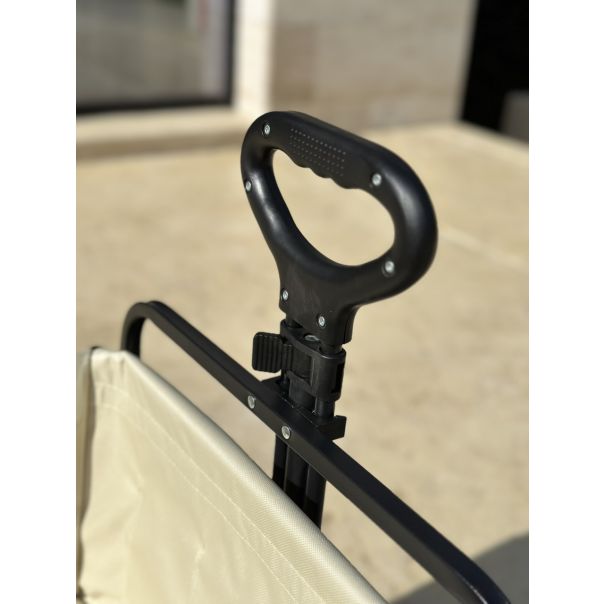 BOLZZ Kolica za plažu Hakli, bež - BOLKOLCREM