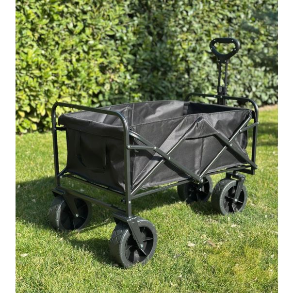 BOLZZ Kolica za plažu Hakli, crna - BOLKOLBLCK