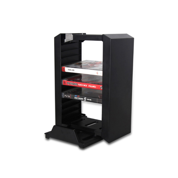 Kombo stalak DOBE za PS4/ PS4 PRO konzolu, kontrolere i diskove TP4-025 crni - 052800