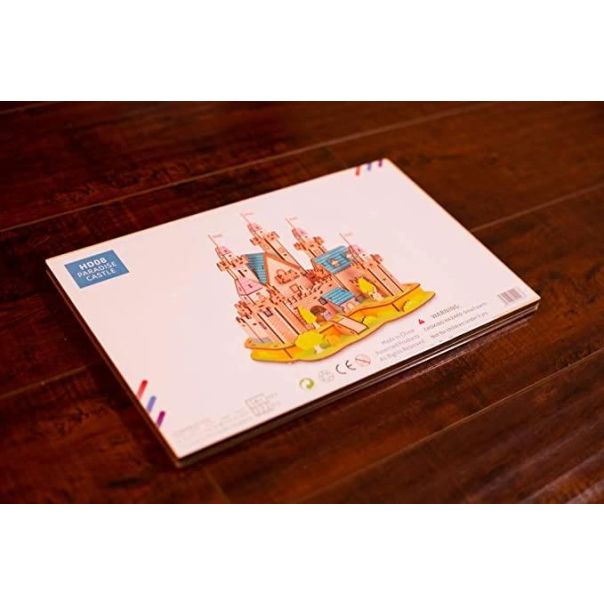 3d drvena eko puzzle - RAJSKI ZAMAK - 114-1