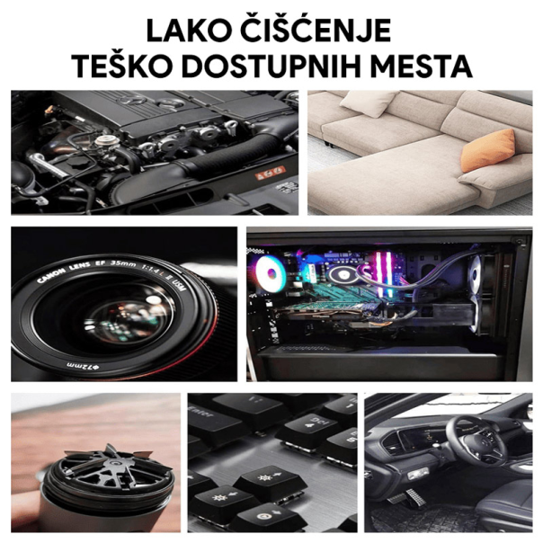 Kompresor za čišćenje periferija sa 5 dodataka D16 - 610617