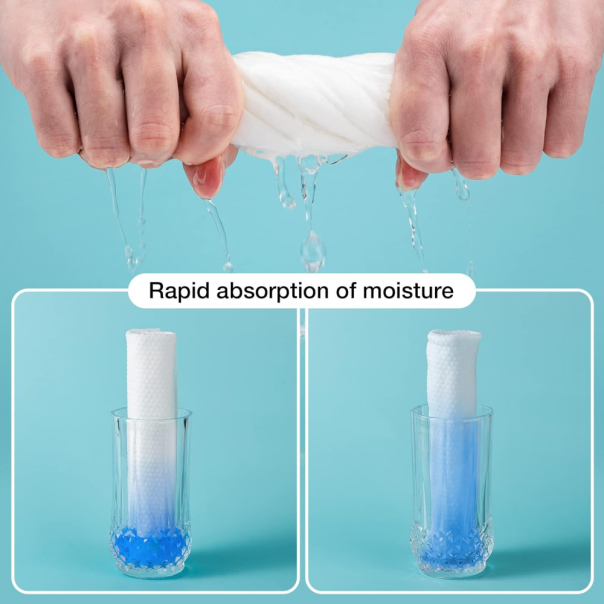 Kompresovani peskir za kupanje 70x100cm beli - 214029