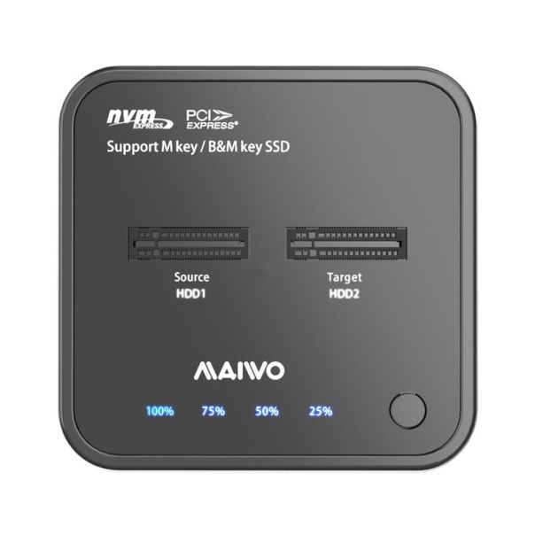 MAIWO Docking Station USB-C 3.2 na 2x M.2 NVMe Clone K3016P2 - KON00375