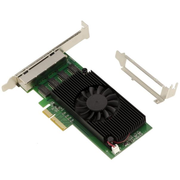 E-GREEN PCI-Express kontroler 4-port 2.5 Gigabit Ethernet (Intel I225) - KON00386