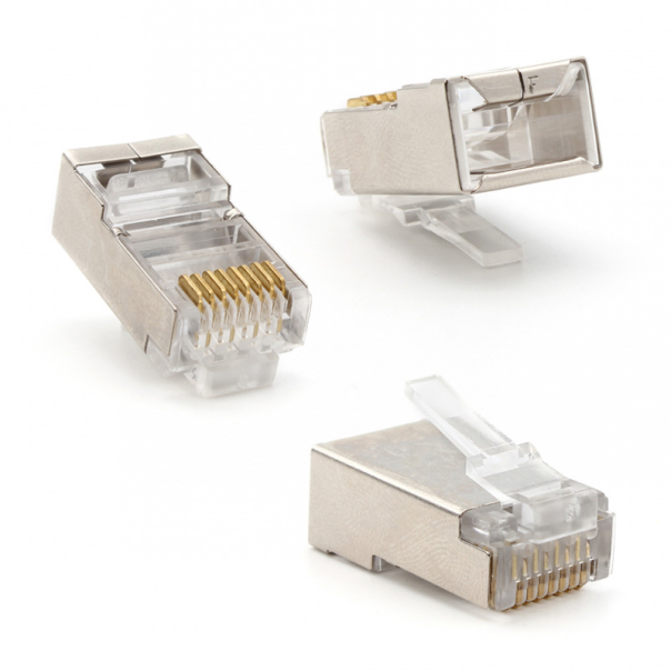 Konektor RJ45 metal CAT 6 8P8C JWD-AD82 1000 kom (metal) - 206284