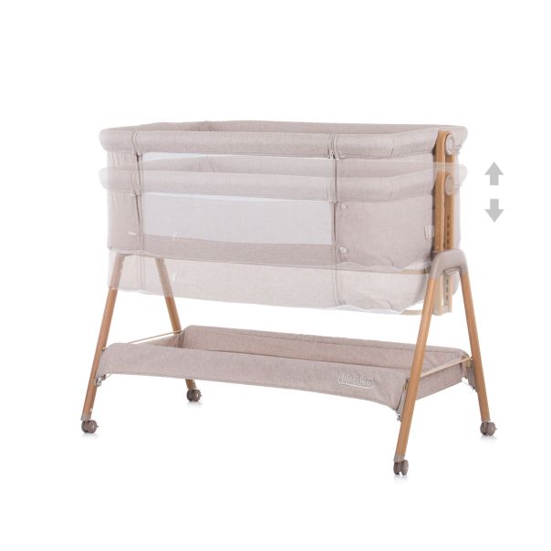 CHIPOLINO Kolevka Sweet Dreams mocca wood wheels - KOSSD0212MO