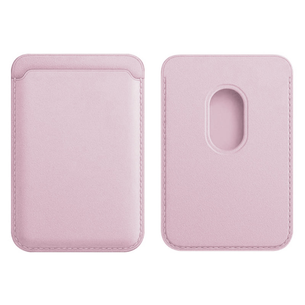 Kozni novcanik za iPhone MagSafe roze - 600010-1