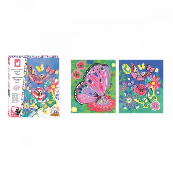 JANOD Kreativni set bojenje po brojevima Leptiri - J07958