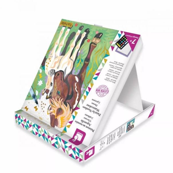 JANOD Kreativni set bojenje po brojevima Konji - J07953