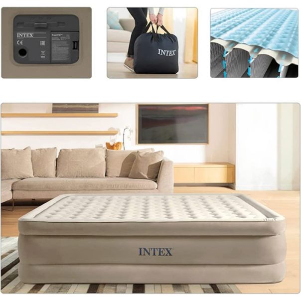 INTEX Krevet na naduvavanje 152x203x46cm Dura-Beam Deluxe - 64428ND