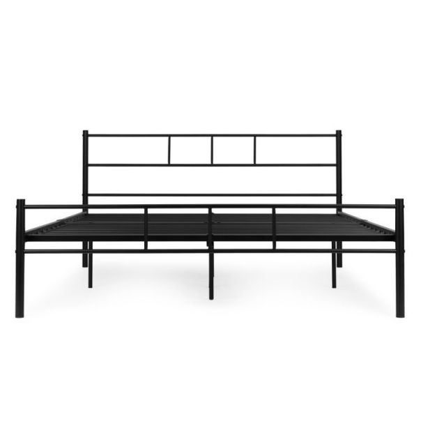 MODERNHOME Krevet sa metalnim ramom 140x200 cm sa podnicom black frame - EP2994487