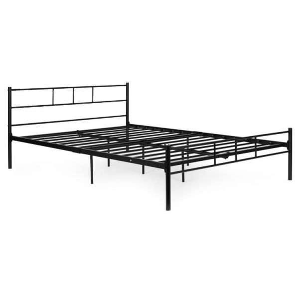 MODERNHOME Krevet sa metalnim ramom 140x200 cm sa podnicom black frame - EP2994487