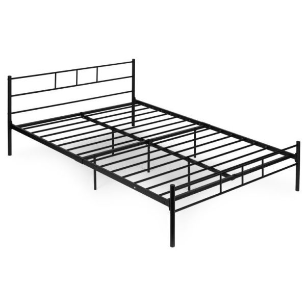MODERNHOME Krevet sa metalnim ramom 140x200 cm sa podnicom black frame - EP2994487