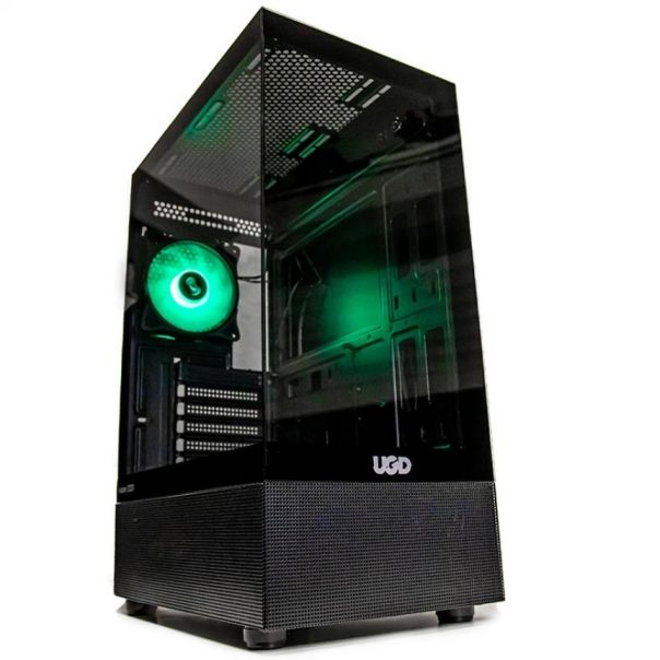 UGD Kućište FUSION 3333 Midi Tower/ATX/čelik,kaljeno staklo/bez napajanja/crna - CSE002449A00000