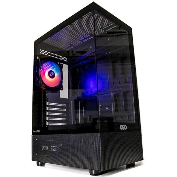 UGD Kućište FUSION 3333 Midi Tower/ATX/čelik,kaljeno staklo/bez napajanja/crna - CSE002449A00000