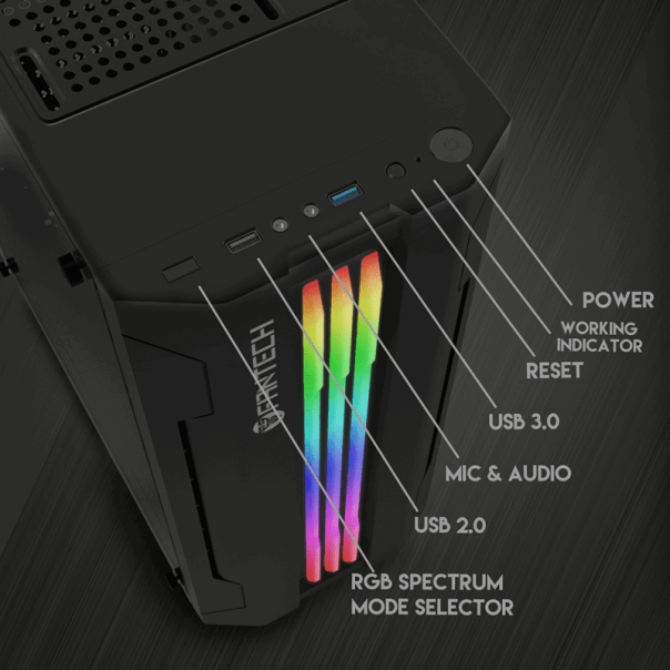 FANTECH Kućište CG72 CRNO - 73180