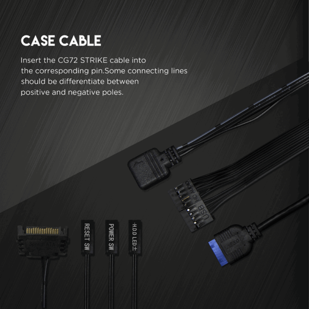 FANTECH Kućište CG72 CRNO - 73180