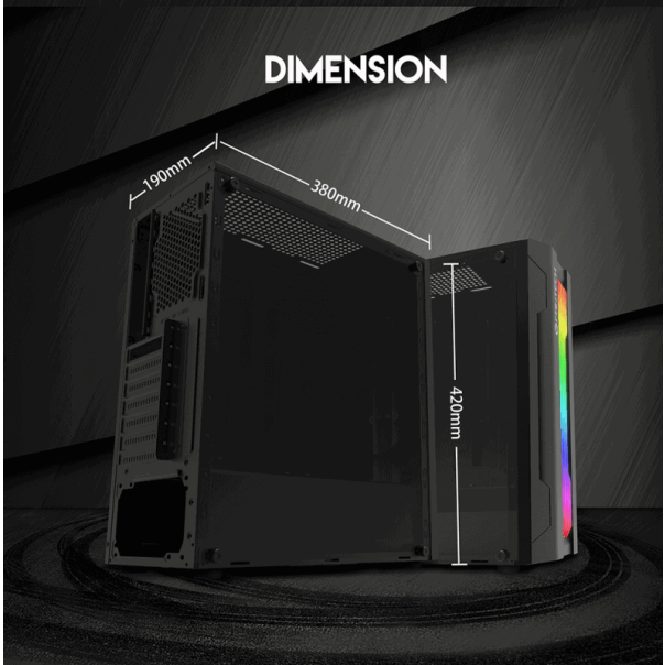 FANTECH Kućište CG72 CRNO - 73180