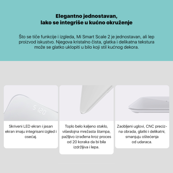XIAOMI Telesna vaga Mi Smart Scale 2 - 6934177708022
