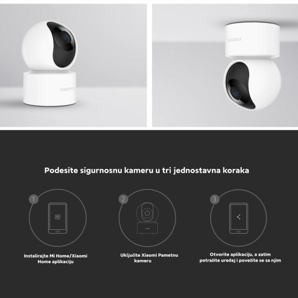 XIAOMI Smart Kamera C400, bela - 70060