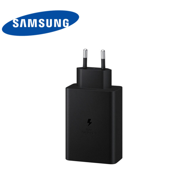 Kućni punjač brzi Samsung 65W 1 x USB A+ 2 x Type-C (T6530) crni - T75170