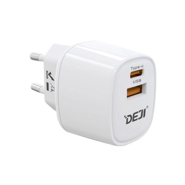 Kućni punjač DEJI A88 Fast Charger 20W beli - 600905