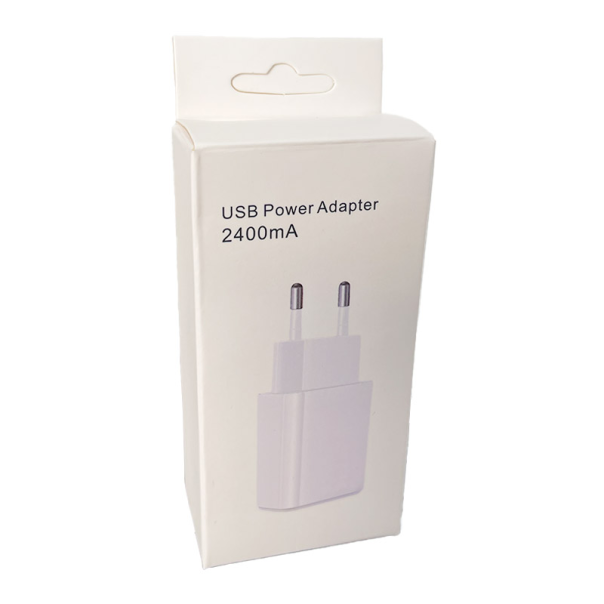 Kućni punjač eFine USB 2.4A beli - 607600