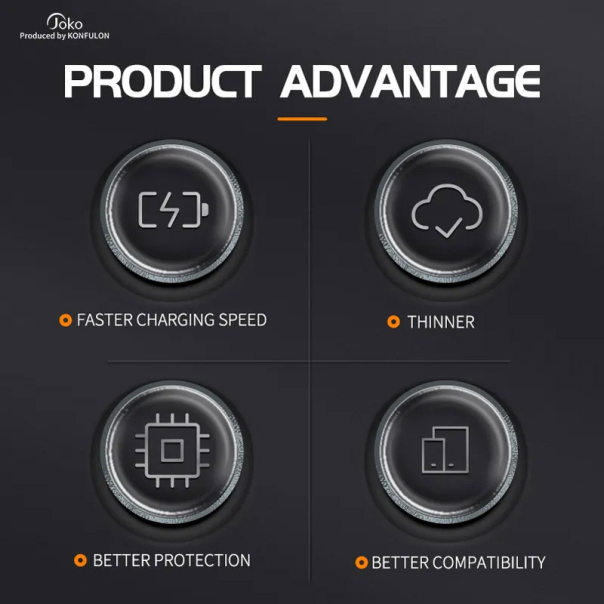 Kućni punjač KONFULON Joko JK77 2.4A sa kablom USB na Micro USB beli 1m - 610483