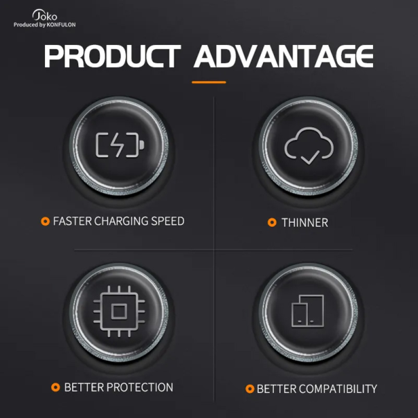 Kucni punjac KONFULON JK77 2.4A saType C kablom beli 1m - 205918