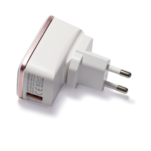Kućni punjač LDNIO A1204Q 5V/ 2,4A FAST CHARGING sa kablom USB na Type-C beli. - 023827