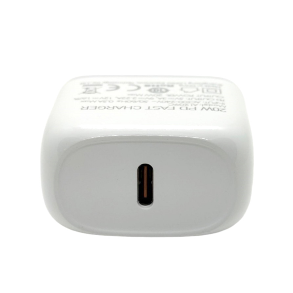 Kućni punjač LDNIO A1209C PD, 20W sa Type C na iPhone lightning kablom beli - 218366-1