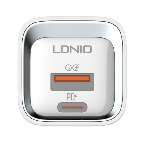 Kućni punjač LDNIO A2317C, 3.6A, QC3.0 18W, PD 30W sa Type C na Iphone lightning kablom beli - 206636