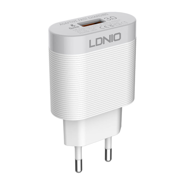 Kucni punjac LDNIO A303Q QC 3.0 5V 3A 18W Type C beli - 81391