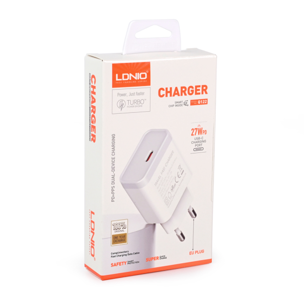 Kucni punjac LDNIO Q122 PPS PD, 27W beli - 216686