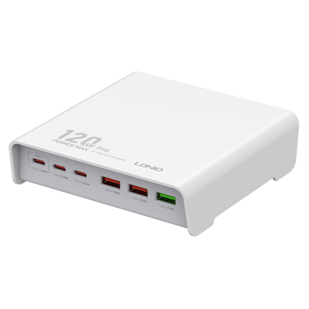 Kućni punjač LDNIO Super Fast Charger Q605 120W Pro beli - 607072