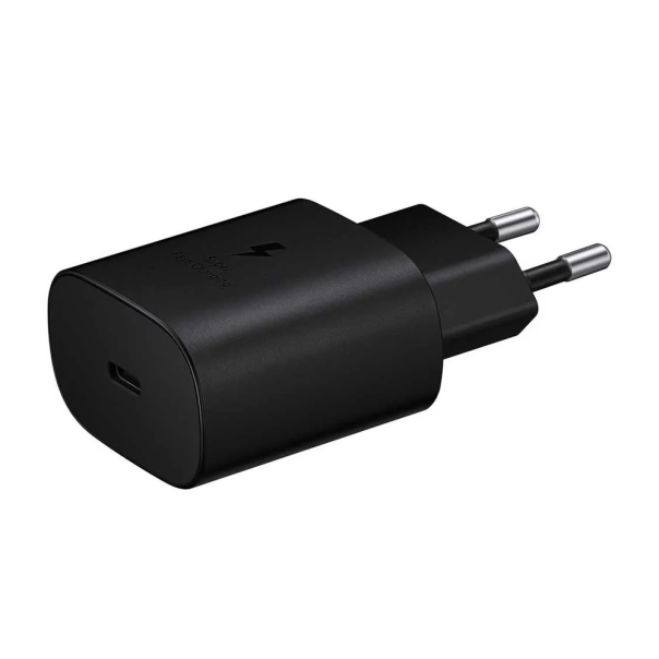 Kućni punjač PD Fast charger 25W za Samsung sa PD Type C kablom CE crni - 221119