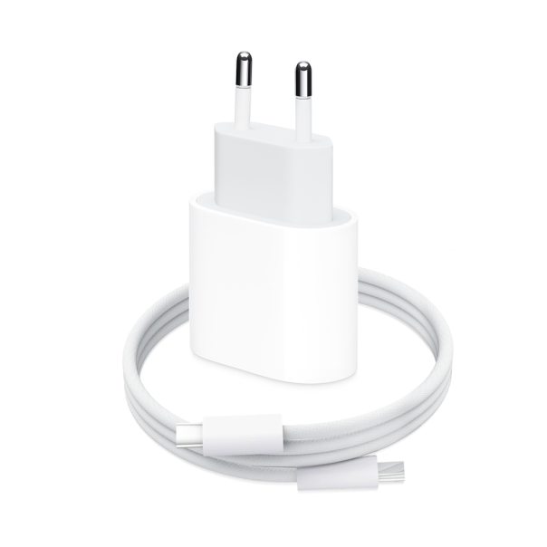 Kućni punjač PD Fast charger 35W za iPhone 15-16 sa PD Type C kablom CE beli - 221115-1
