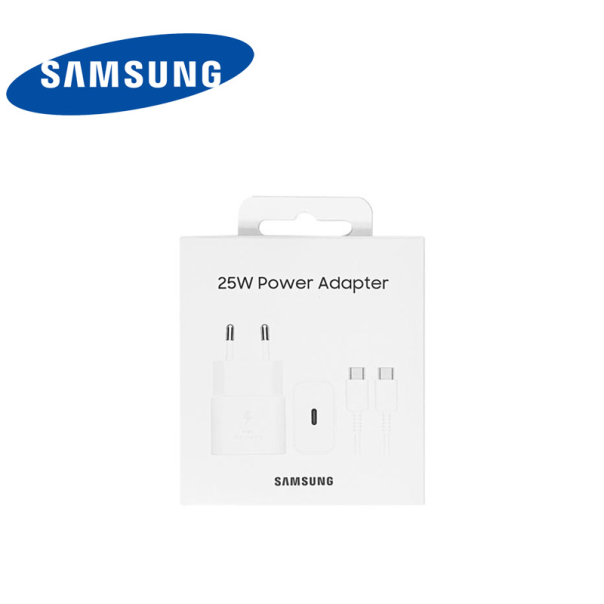 Kućni punjač Samsung 25W Type-C + kable Type-C (EP-T2510) beli - T615007