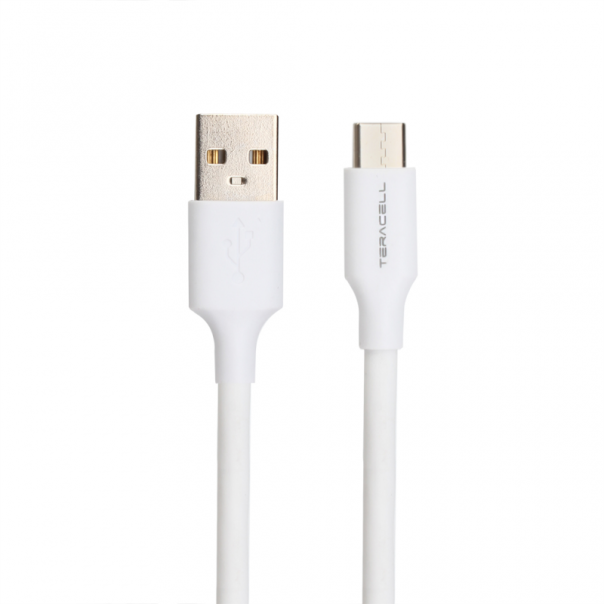 Kucni punjac Teracell Evolution TC-02 5V 2.1A sa Type C kablom beli CE - 79064