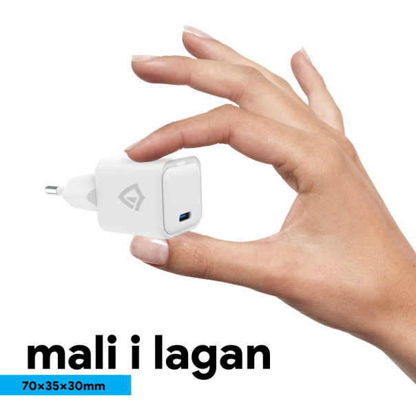 Kucni punjac Teracell Evolution TC-14GP, GaN, PD 3.0, 20W beli CE - 210825