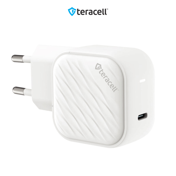 Kućni punjač Teracell Evolution TC-17GP, GaN, PPS, PD 3.0, 65W sa PD Type c kablom beli CE - 210836-1