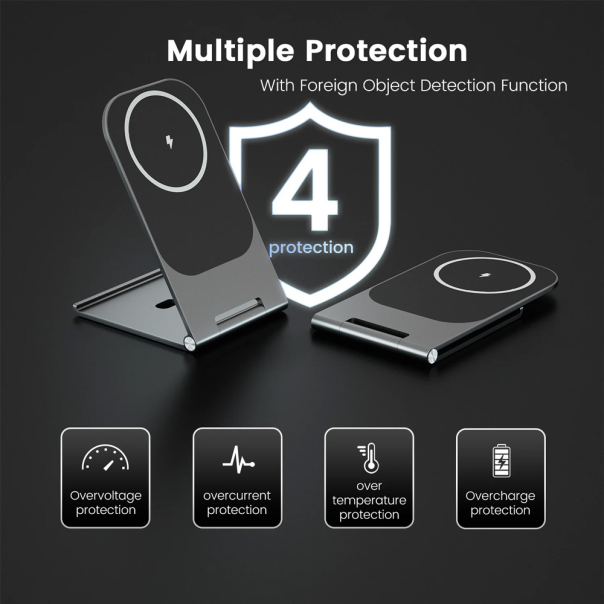 Kucni punjac Wireless 15W crni - 214213
